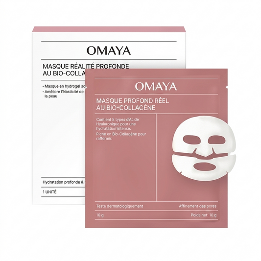 Masque Bio-Collagène Repulpant — Hydratation Intense 72h | Omaya